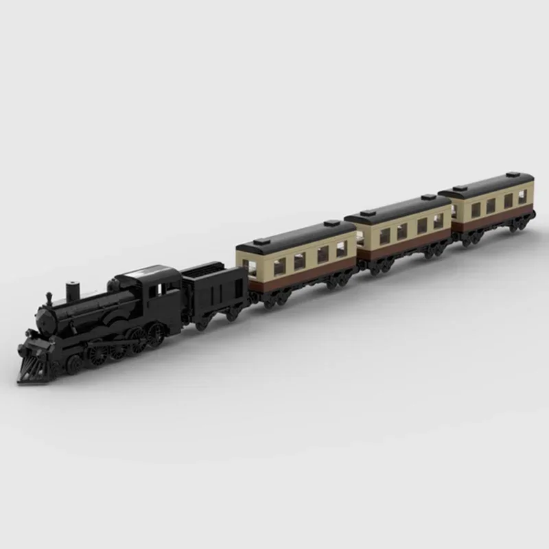 Moc Building Bricks City Train Model Famous Vintage Train Technology Modular Blocks Gifts Christmas Toys DIY Sets Assembly