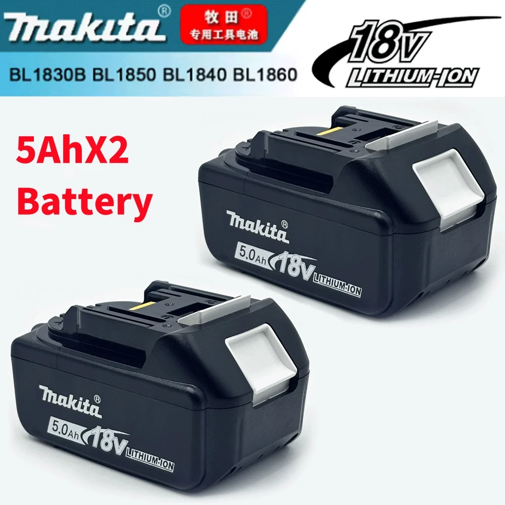 

100% original Makita 18V 5.0Ah Rechargeable Battery ,For Makita BL1830 BL1830B BL1840 BL1840B BL1850 BL1850B Power Tools Battery