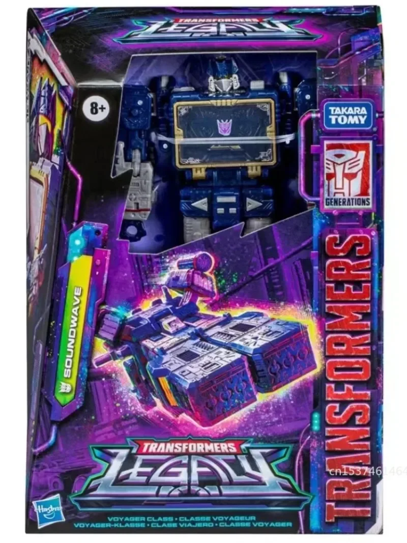 Takara Tomy Hasbro oryginalne transformatory Legacy Soundwave figurka kolekcja robotów Hobby zabawki prezent urodzinowy