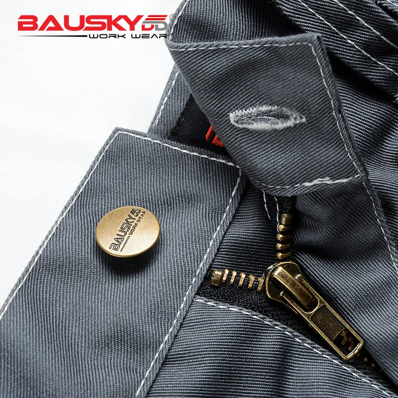 Bauskydd Mens Carperner 100% Katoenen Duurzame Multi-Pockets Werkbroek Met Eva Kniebeschermers Werkbroek Werkkleding