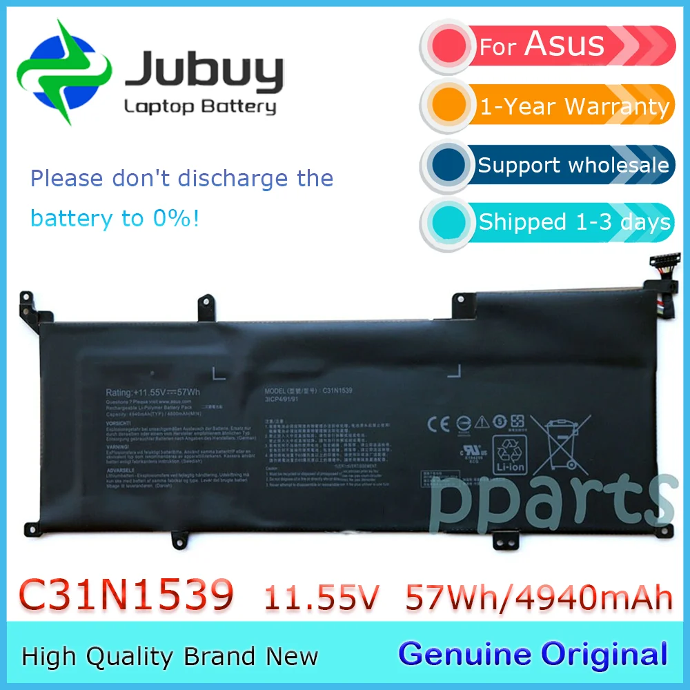 C31N1539 11.55V 57Wh Original Laptop Battery for Asus ZenBook UX305UA UX305UAB 0B200-01180200