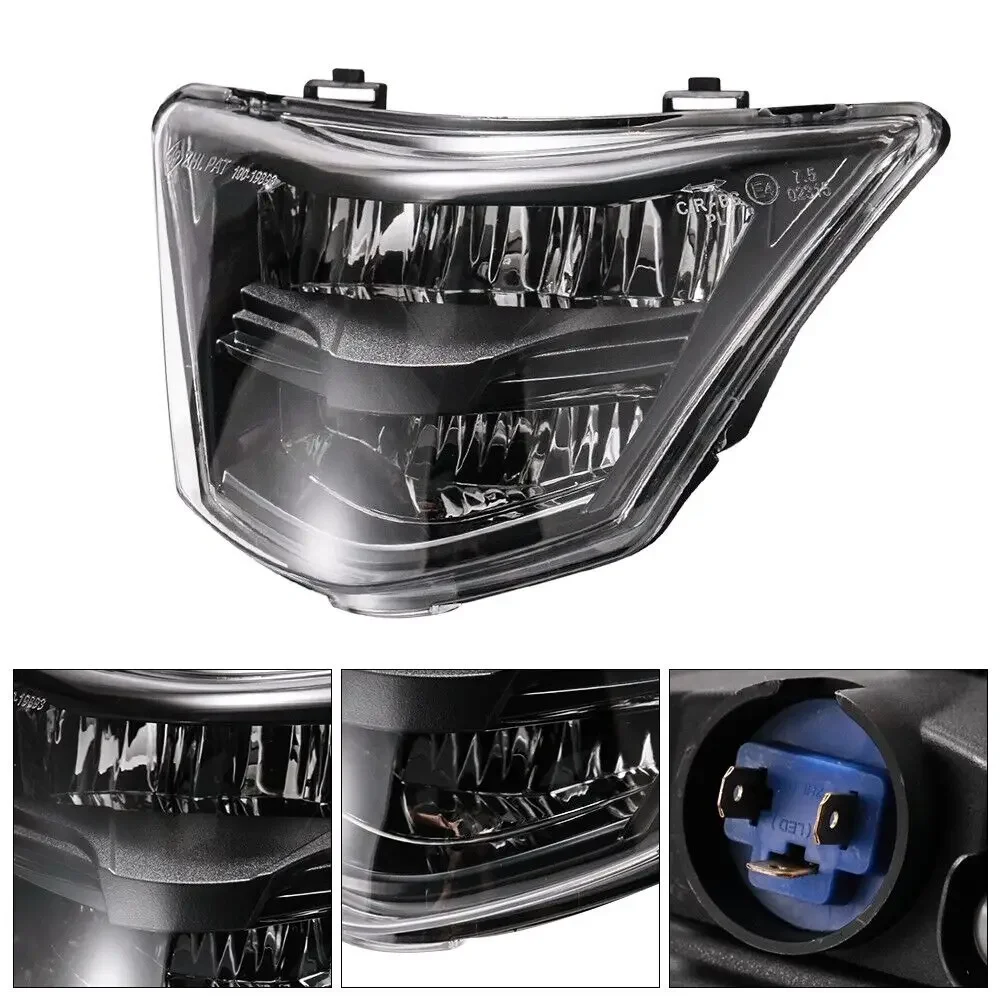 

Clear Motorcycle Accessories 12V LED Front Headlight High/Low Beam For Yamaha LC135-V1 LC135