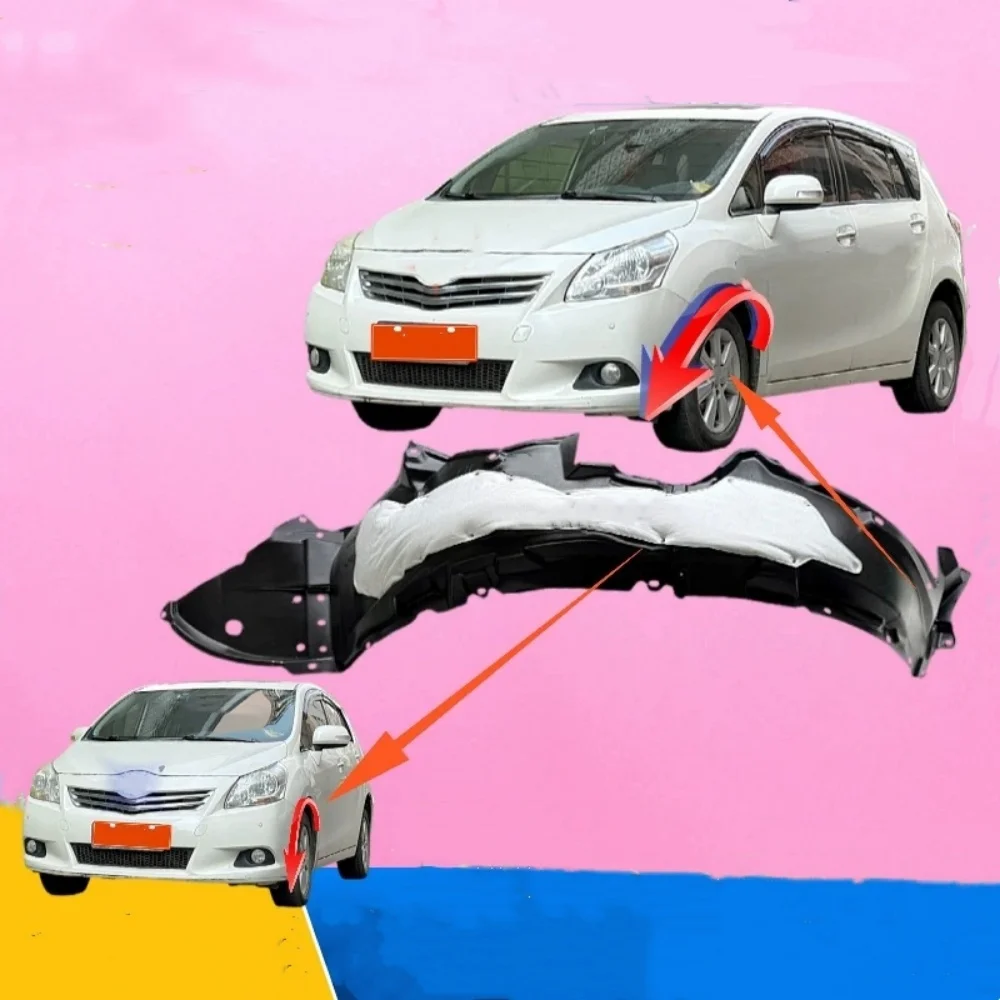 Car Front Left and Right Wheel Inner Fender Splash Mud Guard for Toyota verso 2011-2017