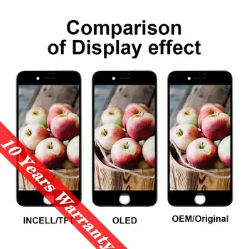 PINZHNEG Vysoce kvalitní LCD displej OEM pro iPhone SE 2020 8 PLUS 6 6S 7 Plus Displej Incell Náhradní obrazovka 10 let záruka 12 nejlepší prodej Originální iPhone 6s 64GB - №3