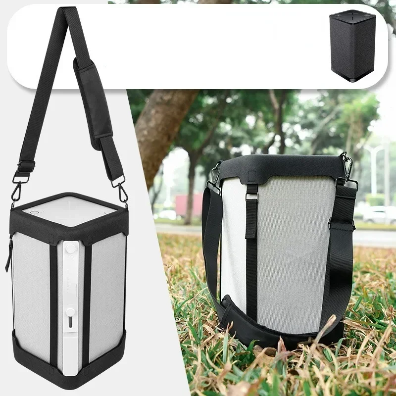 

Speaker Case Portable Speakers Carrying Case With Resistant Fall Shoulder Strap Compatible For UE Hyperboom Speaker