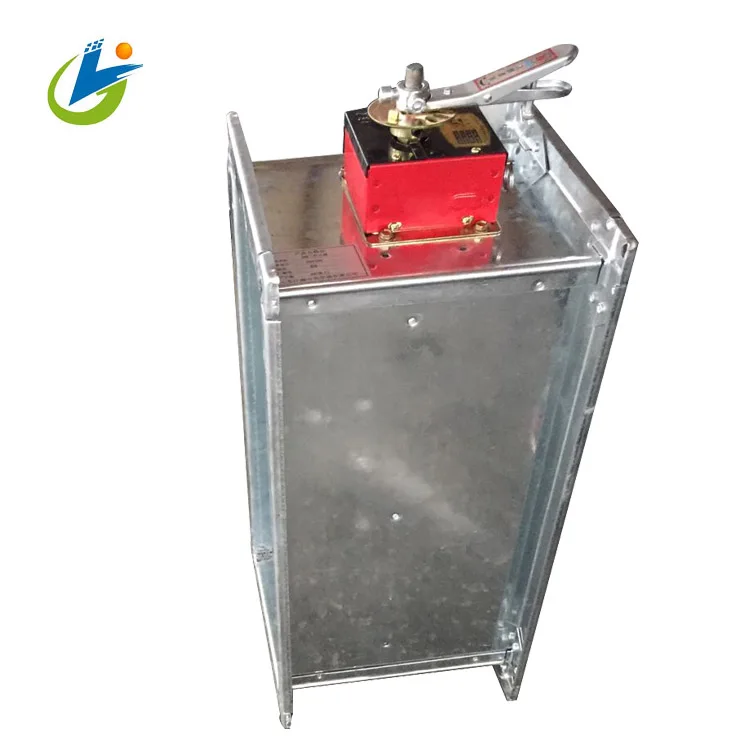 Stainless Steel and Galvanized Steel Fire Smoke Fume Damper for Ventilation System Gas Disposal Machinery