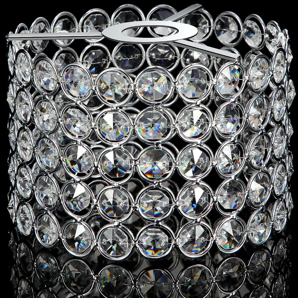

crystal lamp shade ceiling light shade chandelier lampshade fitting for living room bedroom bathroom wedding centerpiece event