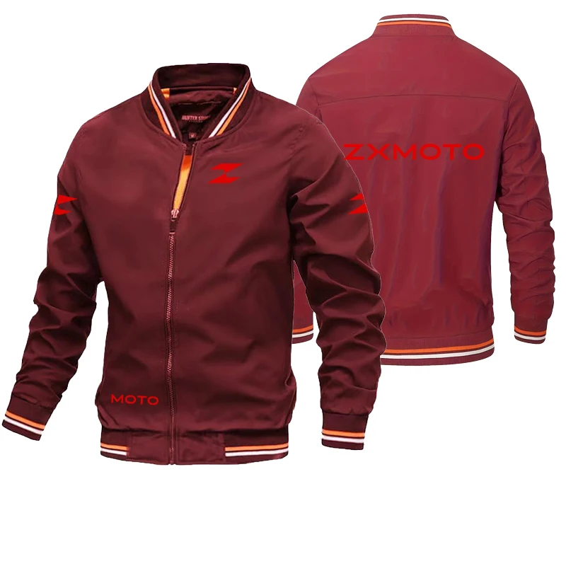 2026 ZX moto logo Spring and Autumn Jackets New Men's Casual