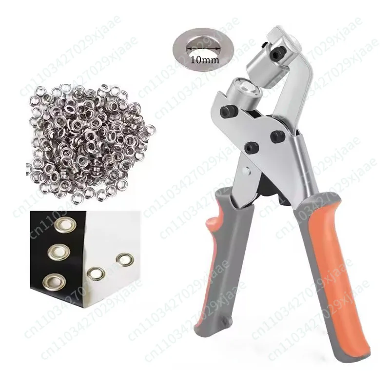 10Mm Air Eye Hand Pressure Clamp Cable Ring Metal Cornhole Buckle Installation Tool Set