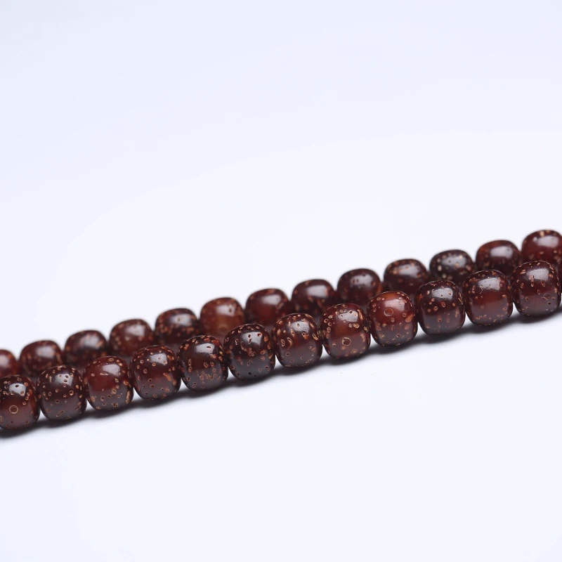 And Moon Bodhi Bracelet, 108 Vintage-Style Beads, High-Density Multi-Loop Hand-Held Necklace