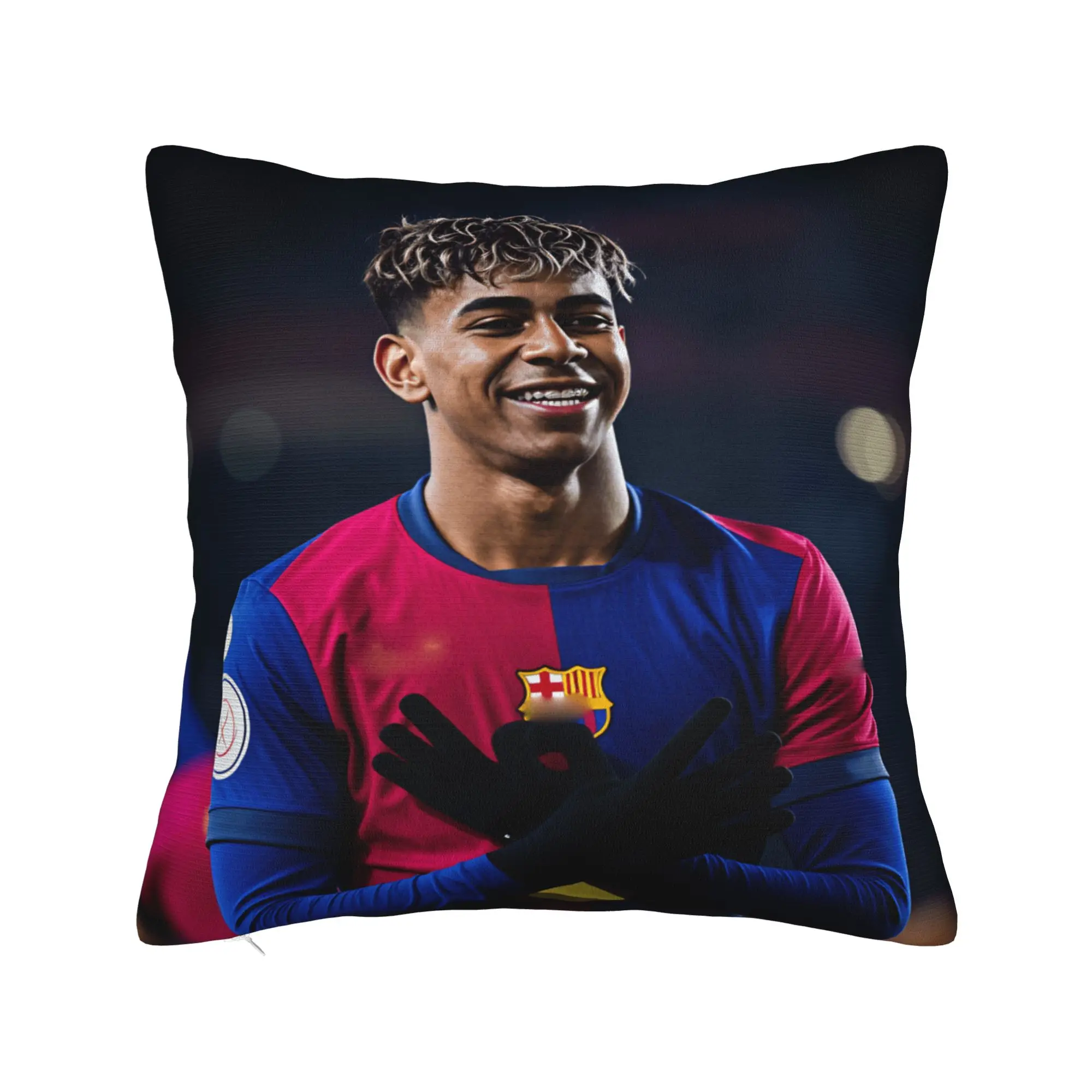 L-Lamine FootballStar y-Yamal Pillow Case  Square Pillow Cover For Couch Sofa Bedroom Novelty Pillowcases