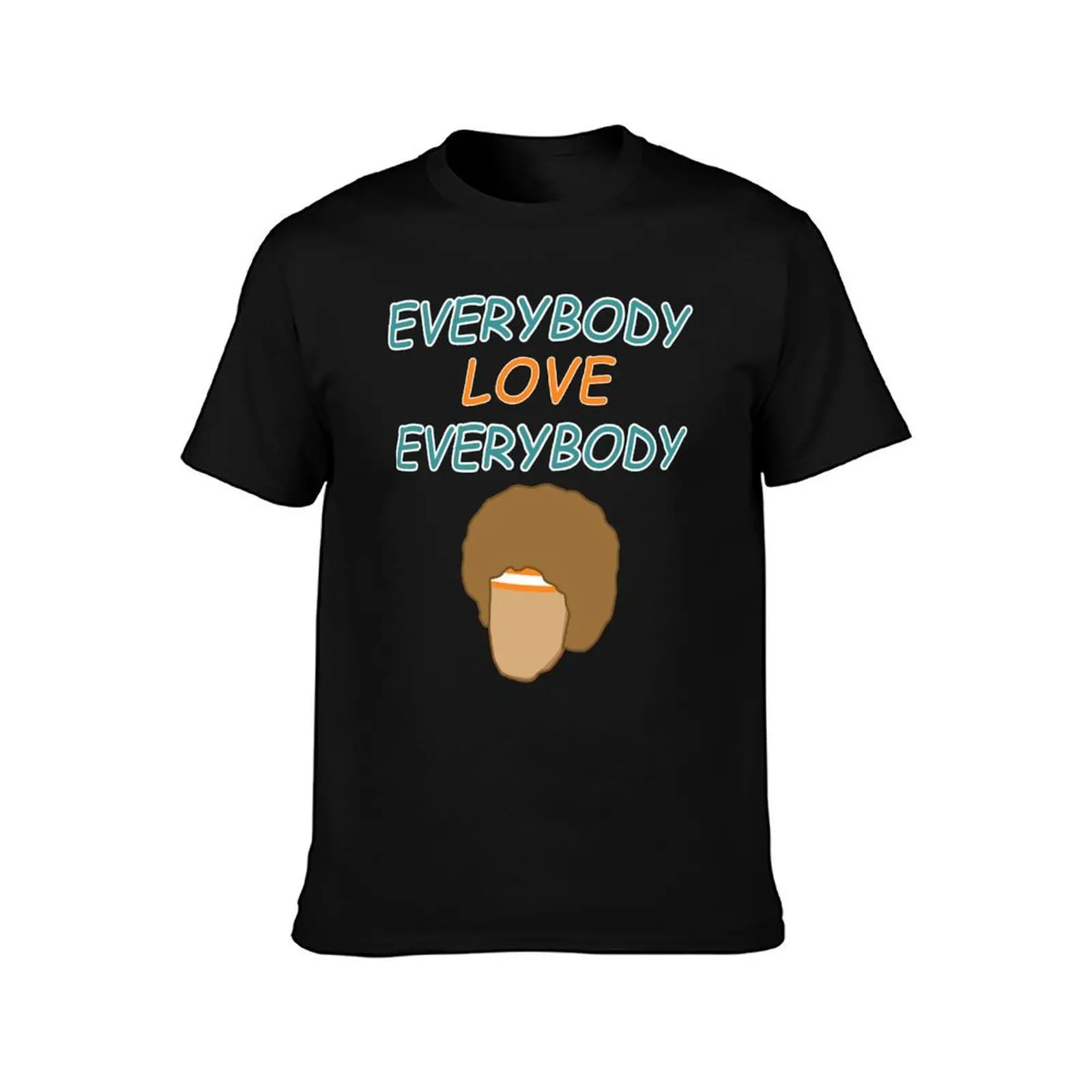 Everybody Love Everybody T-Shirt, Summer Casual Cotton Tee, Oversized Streetwear Tops, Vintage Graphic Print, Unisex Men Women