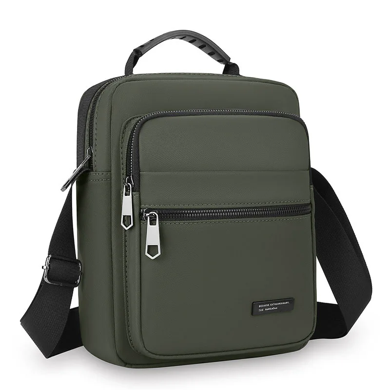 حقائب كروس أكسفورد للرجال متعددة الاستخدامات - حقائب رجال الأعمال غير الرسمية للتنقل اليومي والأساسيات حقيبة يد صغيرة حقيبة سفر