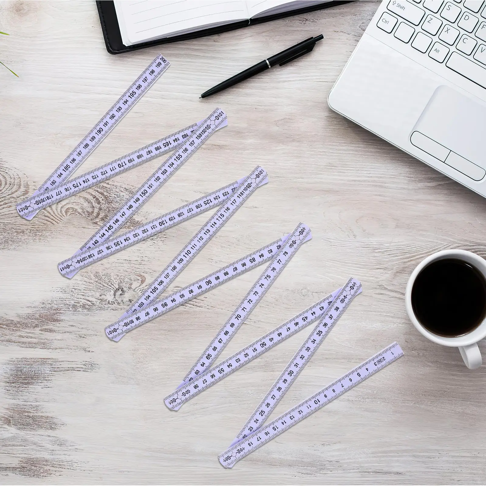 Plastic Folding Ruler 120cm Foldable Measure Stick Portable Metric Measuring Tape Precision Carpenter Masonry DIY Tile