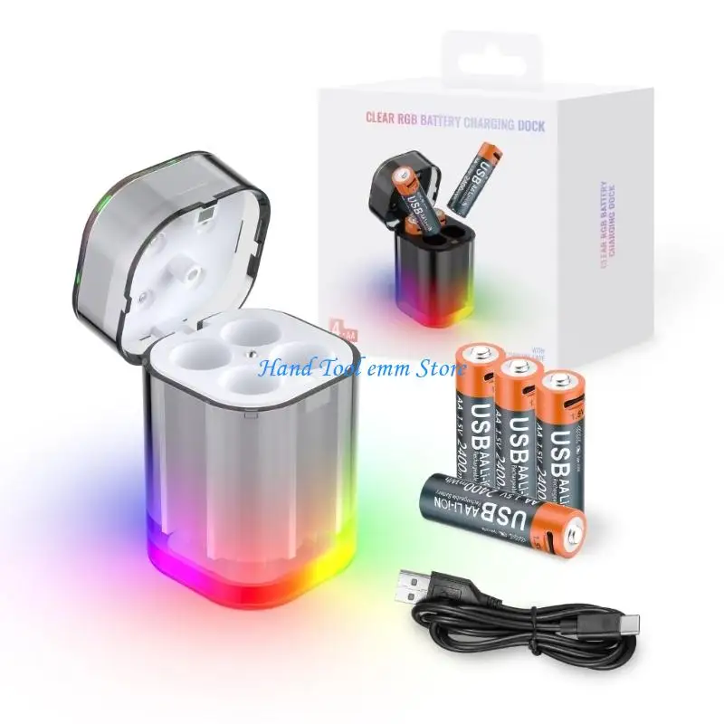 H37F Rechargeable battery With 4 ll Cells And Multicolor Light For Home Party Decoration