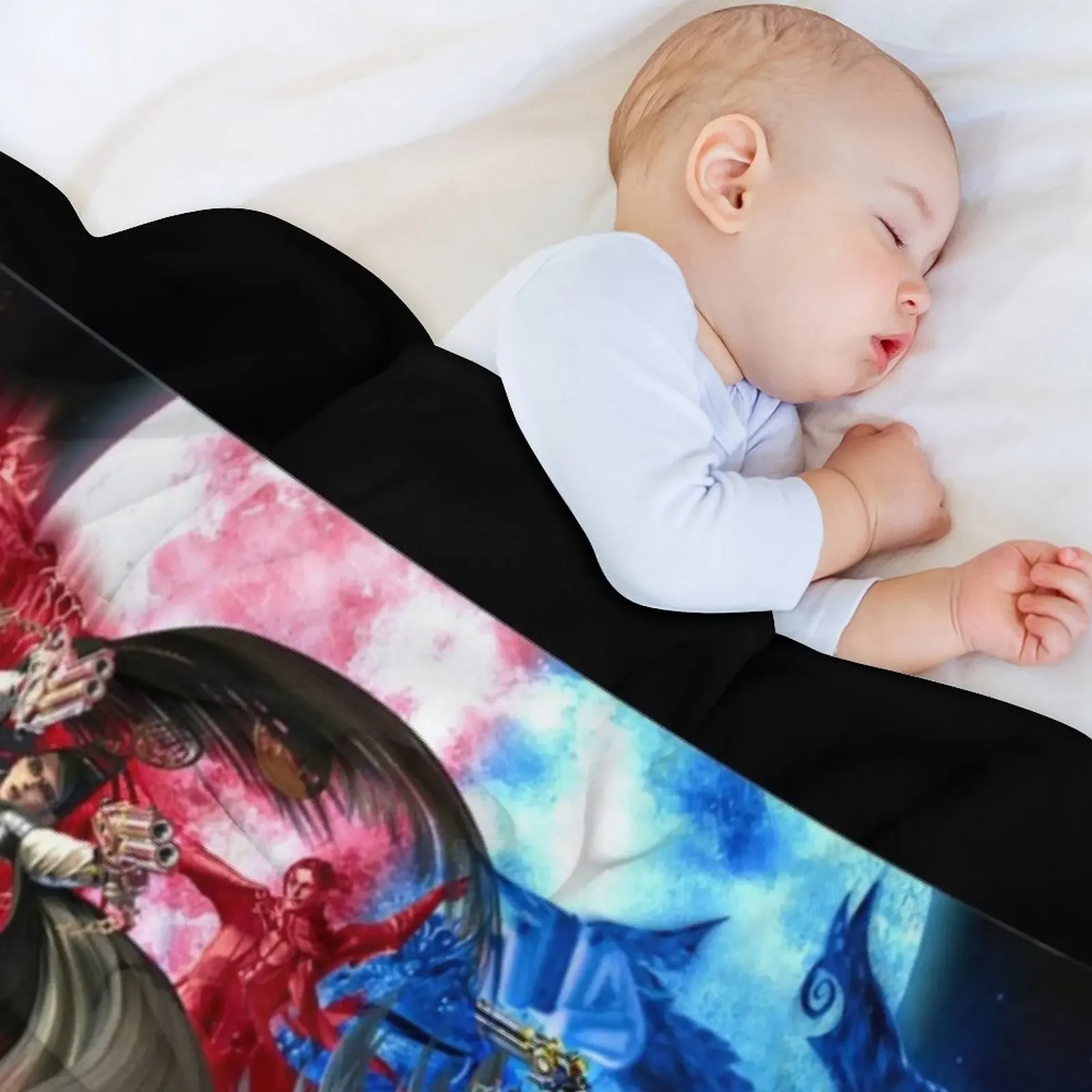 bayonetta / 3 Game - Jeanne Throw Blanket Single Blankets For Bed Softest Sofa Blankets