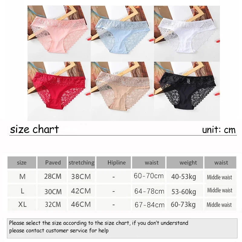 Lace Underwear Panties for Women\'s Panties Set Sexy Intimate Lingerie Lace Nylon Erotic Briefs Transparent Pantie Female