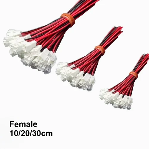 Imagen 2 del producto JST PH2.0 2,0mm adaptador de 2 pines JST-PH 2 pines Micro batería macho hembra conectar enchufe extensión RC 26AWG PH 2mm Cable conector