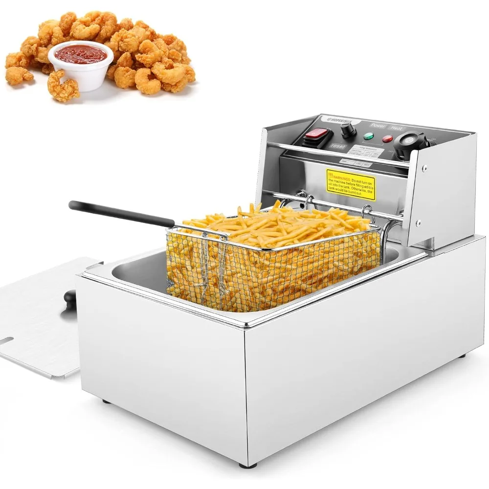 

Donuts Household Frying Machine Wings Chicken Oil Fryer Fish Deep Fryer With Basket for Home and Commercial Use Deepfrier Dining