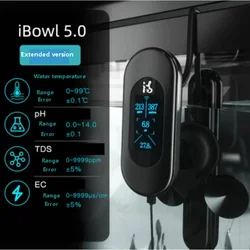 NEW Ibowl WIFI 5.0/5.0Pro 6 in 1 Detector Aquarium Digital display Water Quality Monitor PH/TDS/EC temperature machine