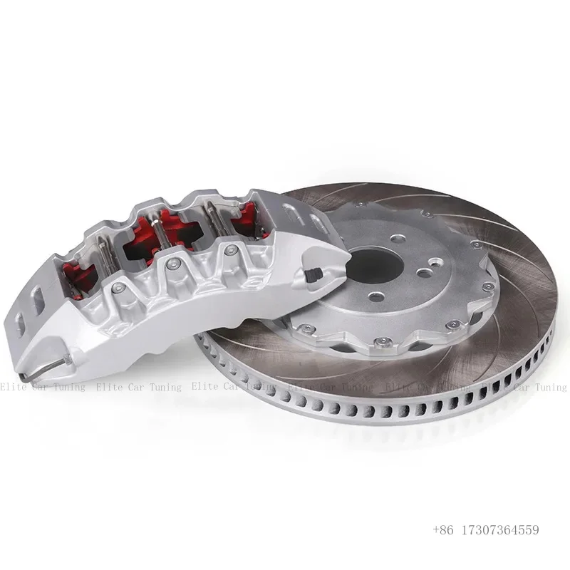 Racing 8 Piston Forged Brake Calipers Front BBK for Silverado Captiva Camaro Colorado, 380MM Disc, R19 R20 Wheels