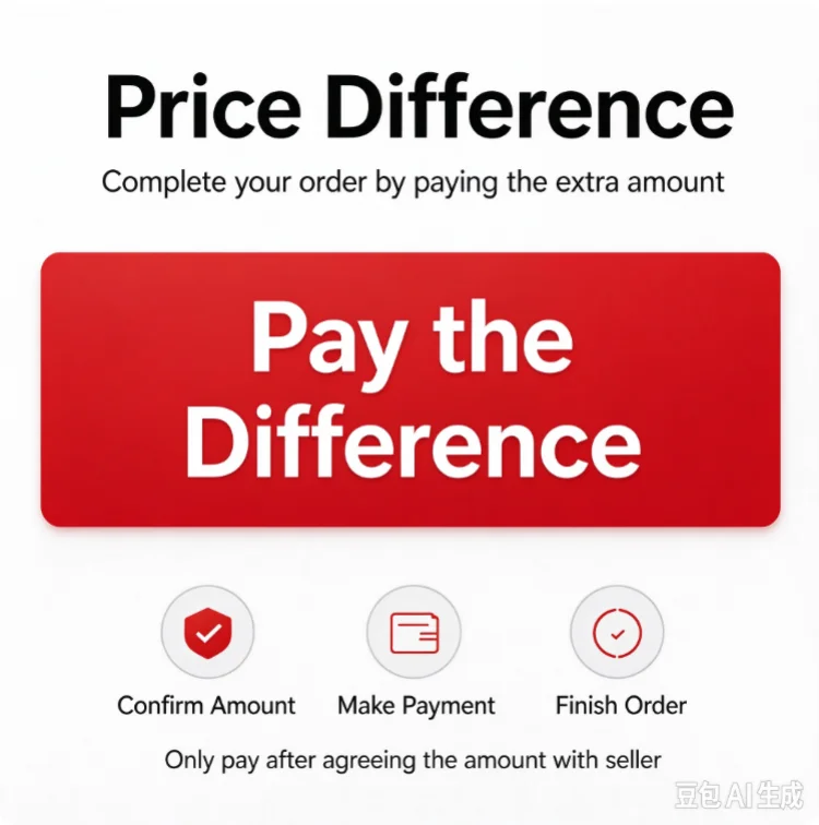 Use the link to make up the price difference and contact customer service to place an order. Please do not place orders privatel
