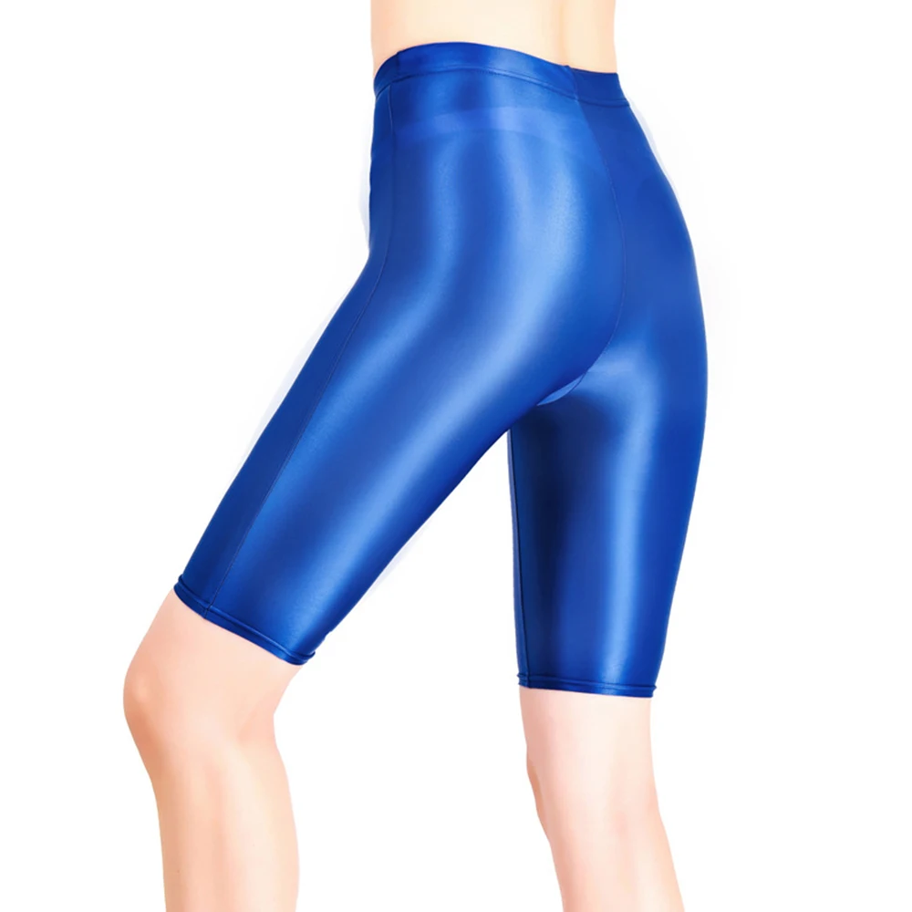 المرأة مثير الرجل Jeggings السراويل شفافة لامعة الرطب منظور لينة ملابس داخلية مرنة النفط لمعان السروال اليوغا سراويل رياضية