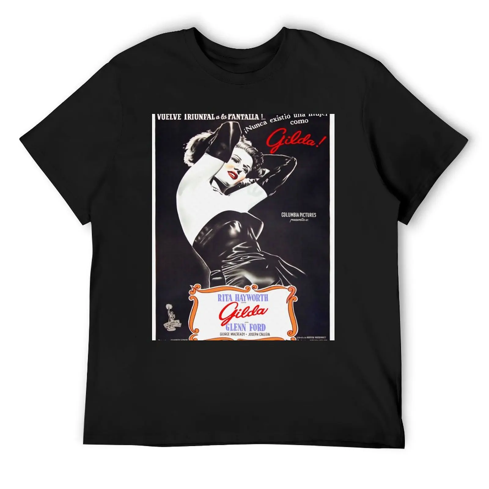 

Argentinian poster of Gilda T-Shirt heavyweights oversizeds baggy shirts tshirts for men