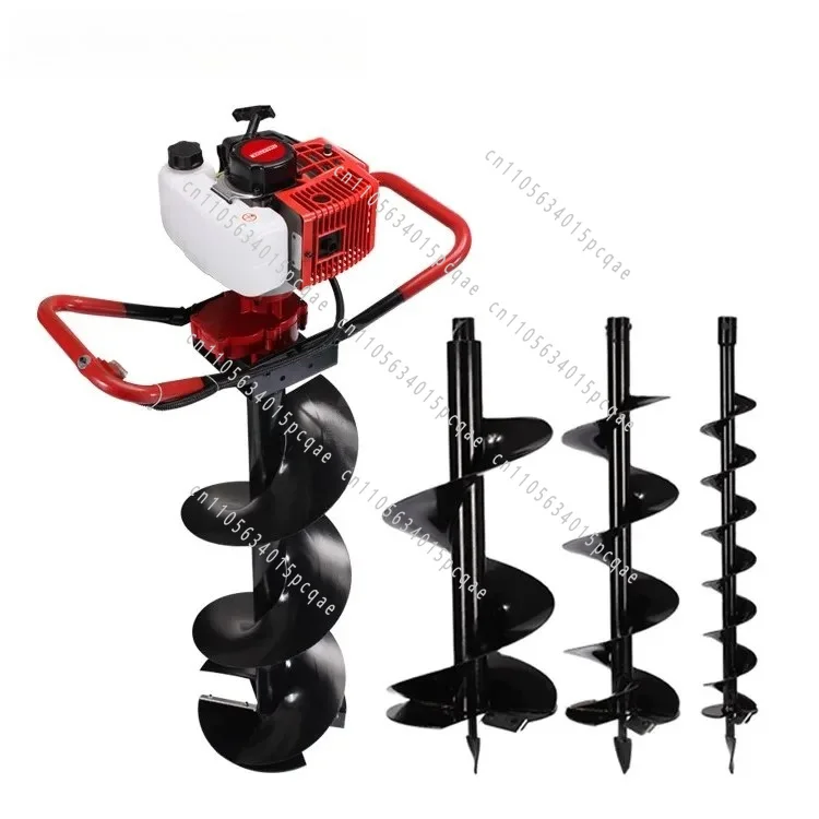 Deep Post Hole Digger Auger Drill 100-300mm Earth Auger High Quality CE 72cc Ground