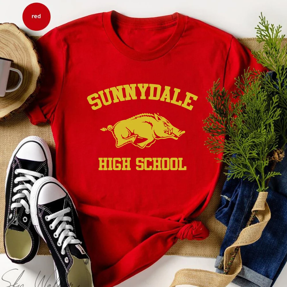 Sunnydale High School Shirt Buffy The Vampire Slayer T-shirt Vintage Sunnydale High Varsity Tee Unisex Short Sleeve Hipster Tops