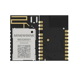 Minewセミzigbee低電力Bluetoothモジュール、PCBアンテナメッシュ、ブル5.3テレインク、tsr8258、m52bs01、2.4ghz