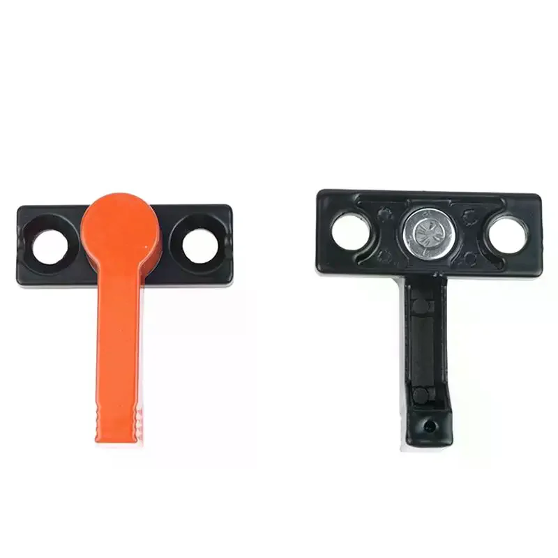 Heavy Duty Push Type Fire Buckle Zinc Alloy T-shaped Locking Pin Rotating Limit Device for Commercial Fire Door Security