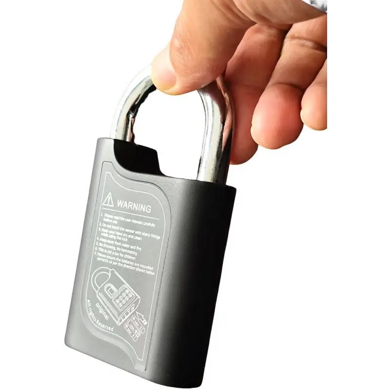 Lucchetto con impronta digitale