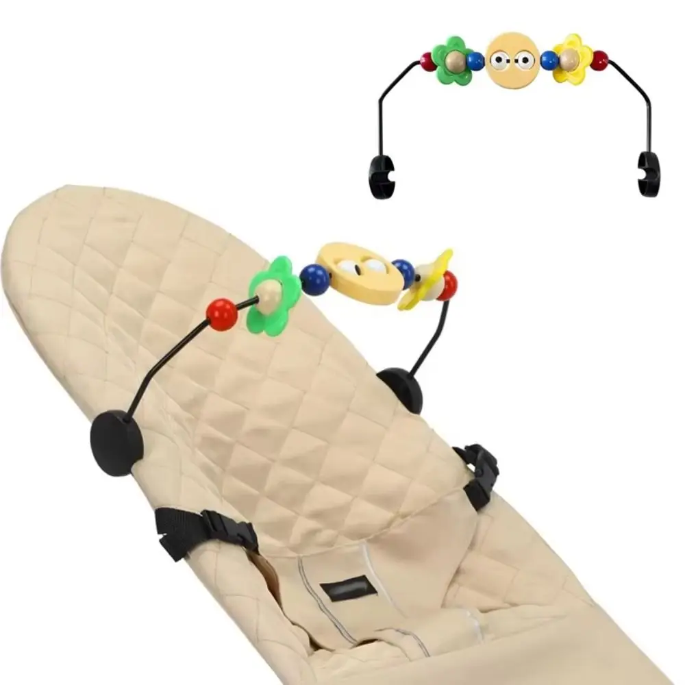 Cute Baby Rocking Chair Toy Brightly Colored Promotes Intellectual Development Baby Rocking Toy Shelf Wooden Universal