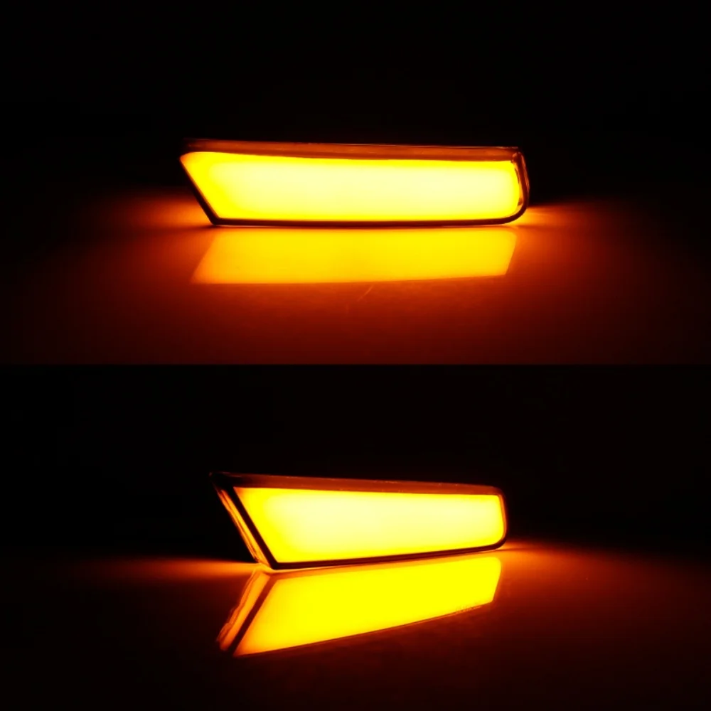 Gtinthebox Amber Yellow LED Car Front Fender Side Marker Lights Turn Signal Blinker Lights For Nissan Xterra 2002 2003 2004 12V - view 4