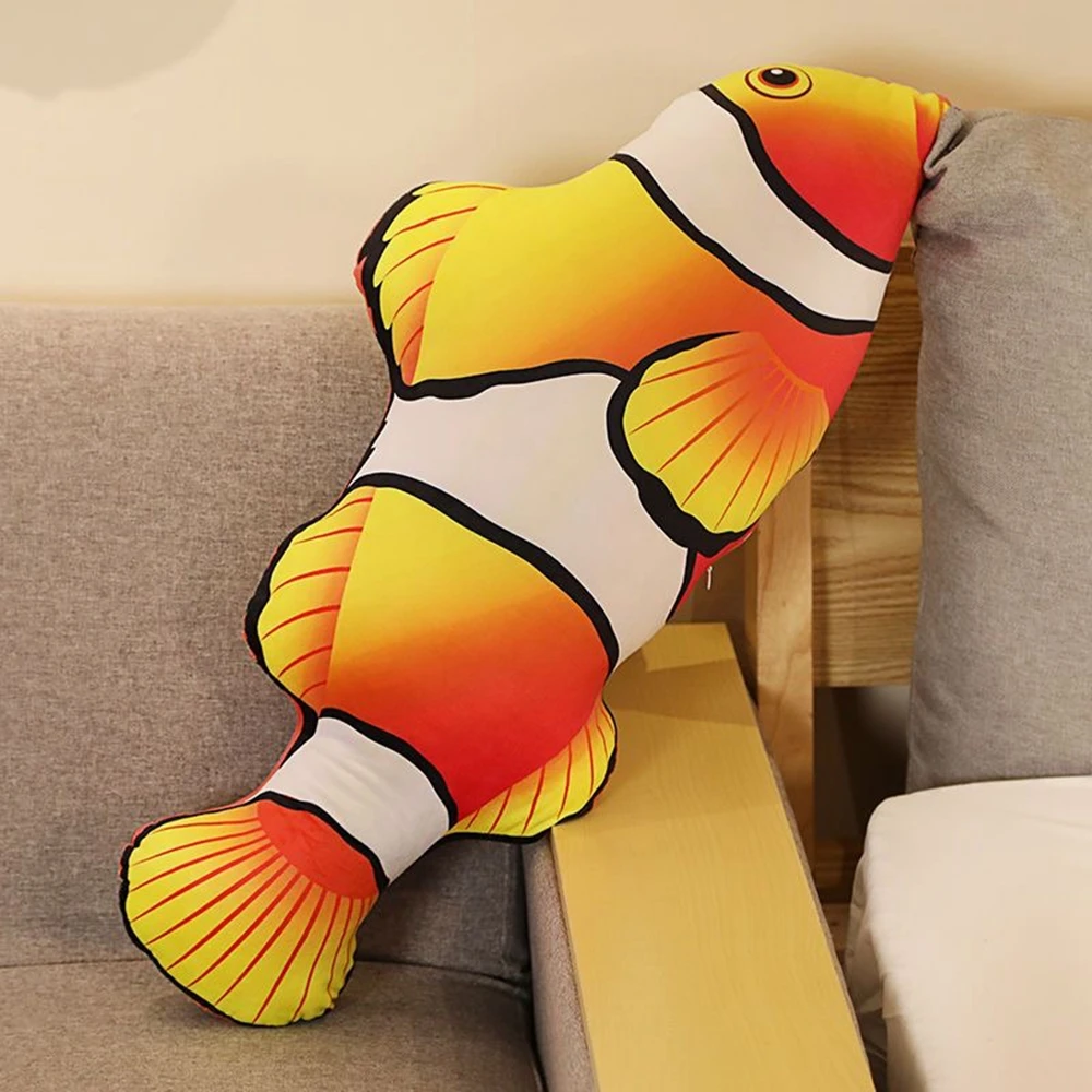 40cm 3D Symulacja Złota Ryba Pluszowe Zabawki Wypchane Miękkie Zwierzę Karp Pluszowa Poduszka Kreatywna Sofa Poduszka Prezent Urodzinowy Dzieci