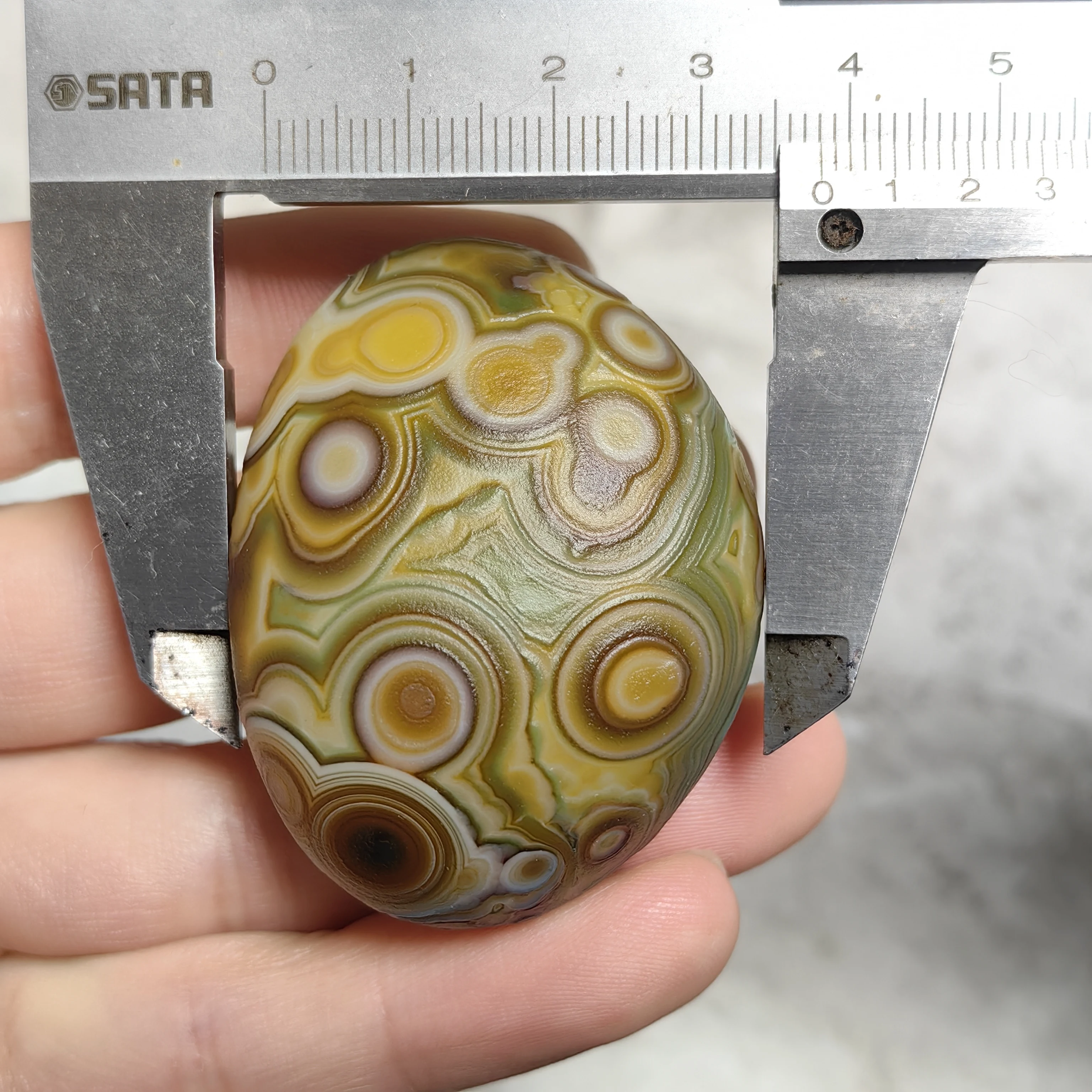 Natural Sardonyx Agate Alxa Gobi Eye Mineral Specimen Energy Crystal Chakra Reiki Healing Stone Garden Decor Gift - view 4