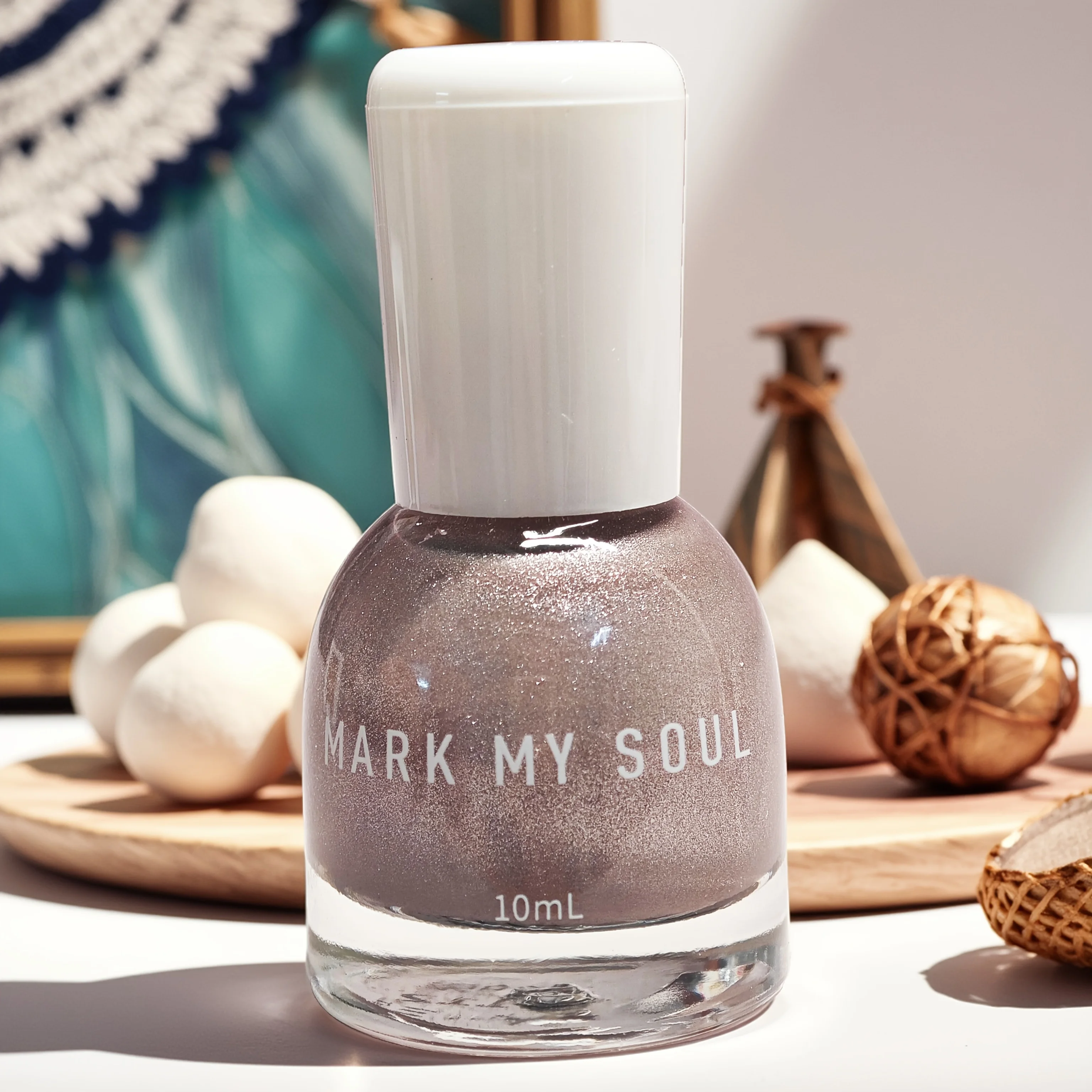 طلاء أظافر S112 بيربل سول 10 مل بدون خبز على شكل عين القطة. قاعدة الروح الأرجوانية مع بريق اللافندر. سريع الجفاف، يدوم طويلاً #1