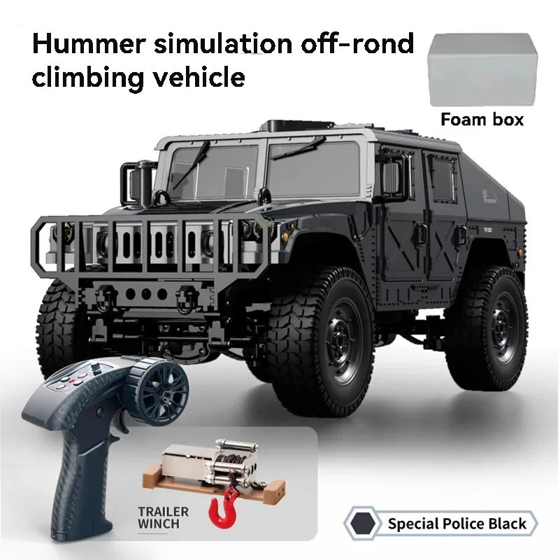 JJRC C8835 RC Car Simulation 4x4 All-terrain 2.4G Remote Control Car Off-road Climbing Electric Truck with LED Light RC Toy Gift image 3