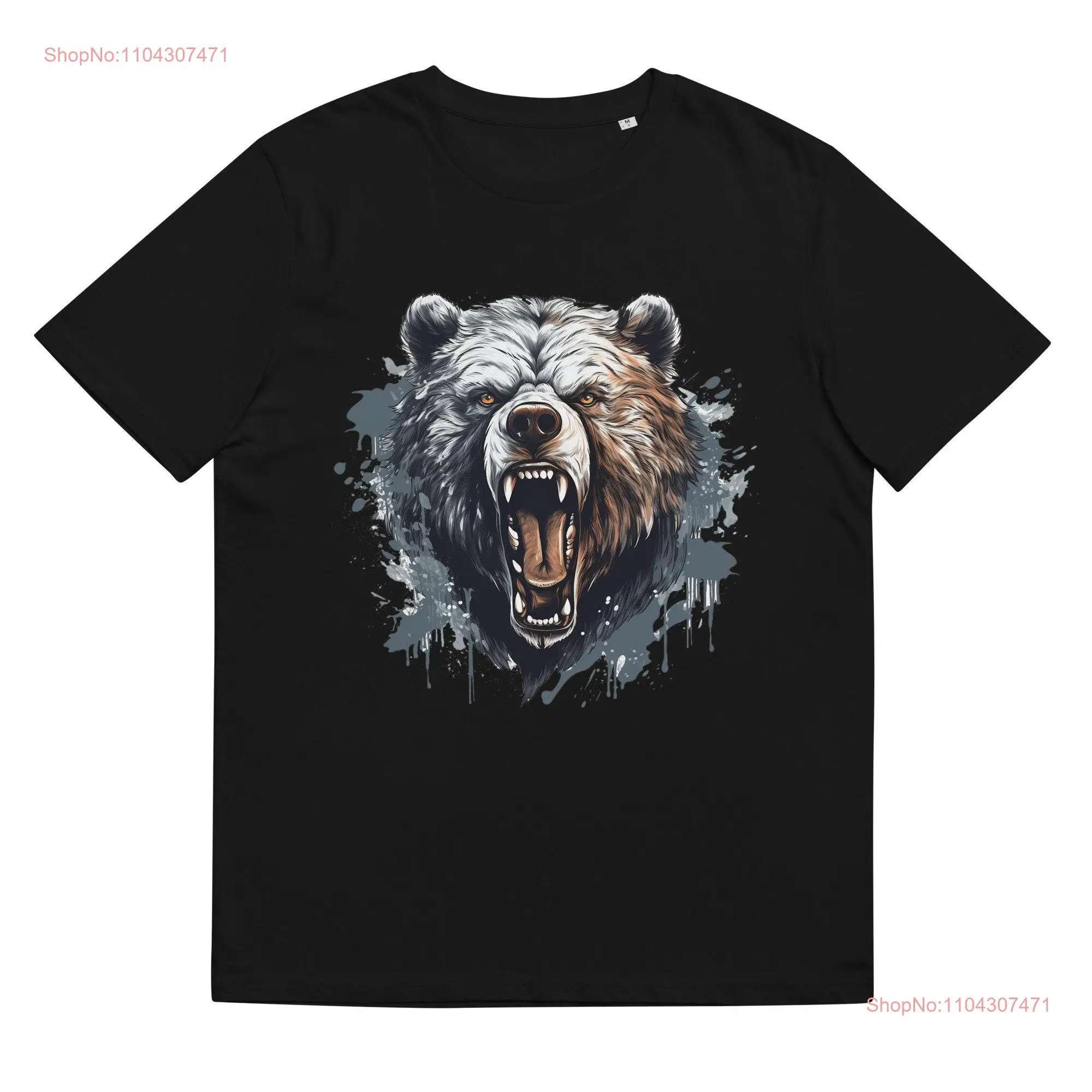 Majestic Dominance Big Bear Power T Shirt long or short sleeves