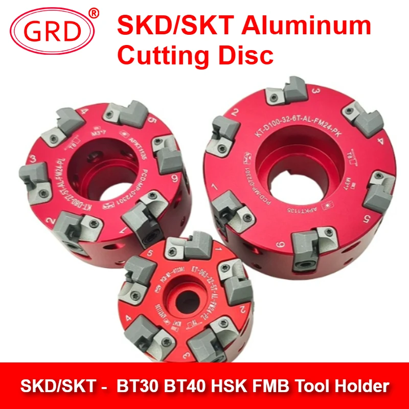 BAP400R 90 Degree Aluminum Milling Head SKD SKT APMT1604 Fine Tuning Cutter for BT30 BT40 HSK FMB Tool Holder