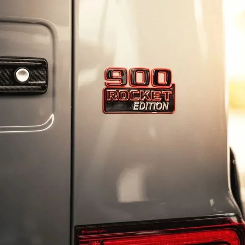 

For W463 W464 G500 G63 G350 car Engine Hood Fender trunk Tail Rear Decal Emblem 3D Premium ROCKET EDITION Letters Badge Sticker