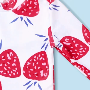 Baby Girls Badeanzug Badeanzug Erdbeerdusche Badebekleidung Kinder Badekleidung Langarm Summer Beachwear Badeanzug 12 Hauptverkaufsbikinis Mädchen 10 Jahre - №10