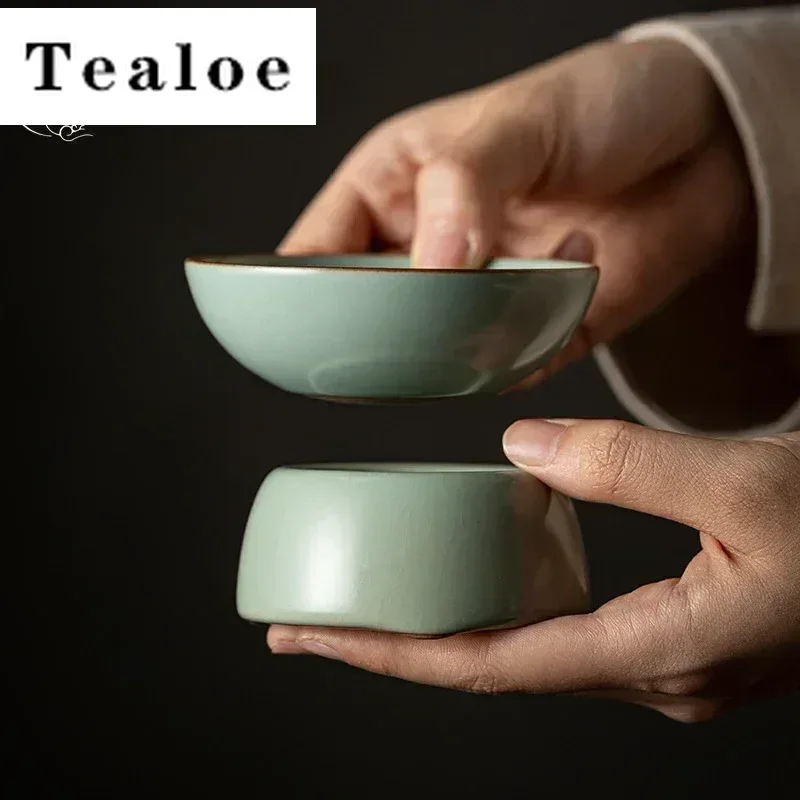 

Chinese Azure Porcelain Tea Infusers Teaware Tool Ru Kiln Ceramic Tea Filter Ceramics Tea Set Accessories