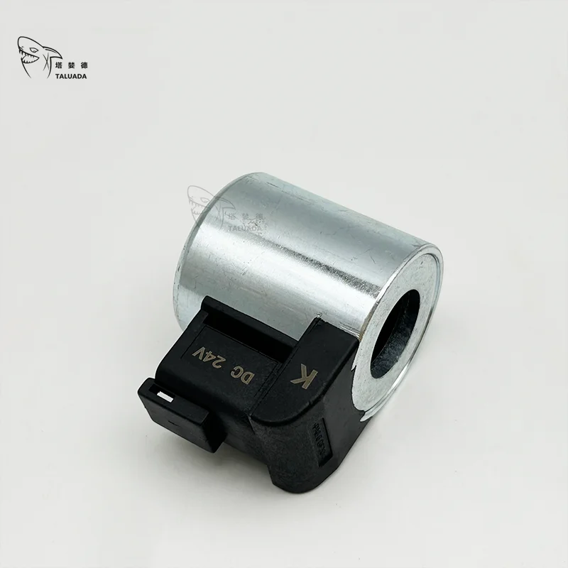 Untuk Liugong Kumparan Katup Solenoid CLG906 CLG907 CLG908 CLG915 CLG922 Suku Cadang Ekskavator Mekanis Kumparan Katup Elektromagnetik