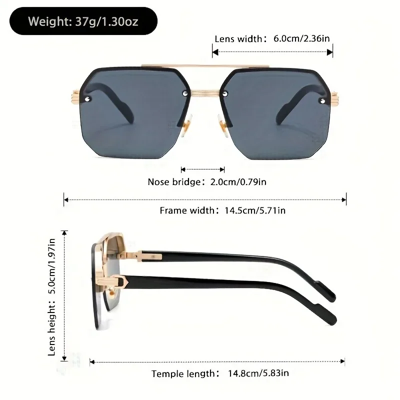 7 أزواج من النظارات الكلاسيكية الرجالية متعددة الوظائف ذات الشعاع المزدوج المربعة هي الاختيار المثالي