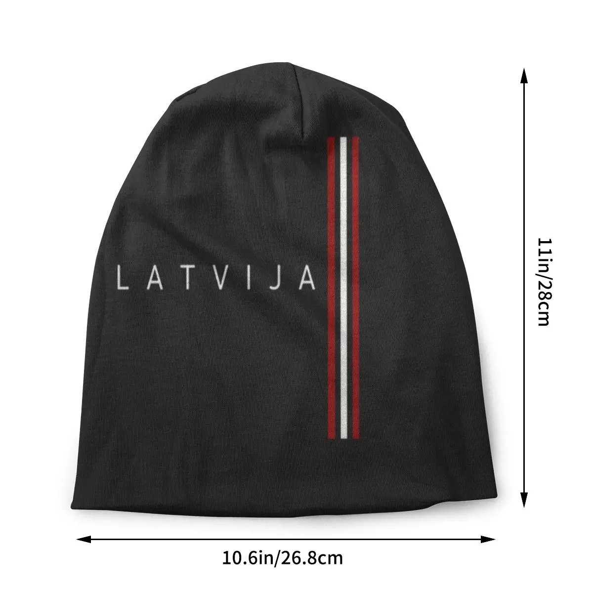 Latvia Flag Beanies Caps for Men Women Unisex Cool Winter Warm Knitted Hat Adult Slouch Bonnet Hats