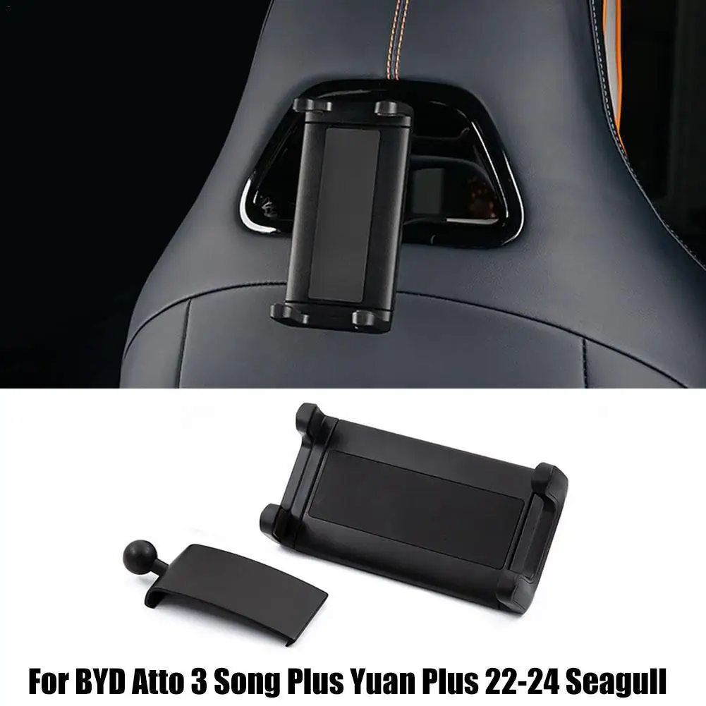 

Car Phone Holder For BYD Atto 3 Song Yuan Plus 22-24 Seagull Rear Tablet Back Seat Bracket For IPAD Car Interior Accessories