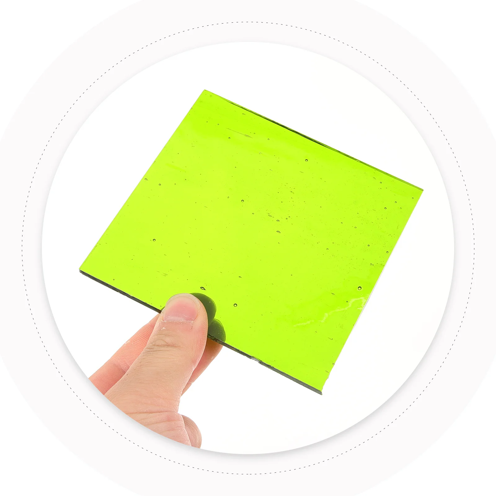 

4Pcs DIY Glass Mosaic Tiles Color Pieces Sturdy Non-Fading Smooth Edges for Craft Making Picture Frame Vase Decor