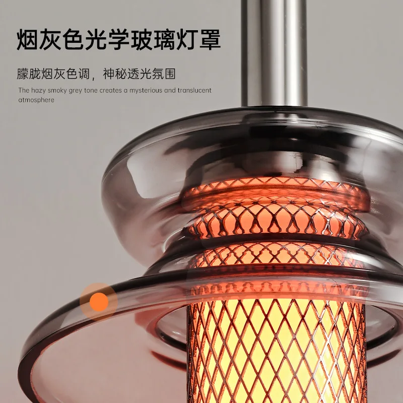 Italian High-end Light Luxury Small Pendant Light Led Restaurant Bar Counter Bedroom Bedside Hotel